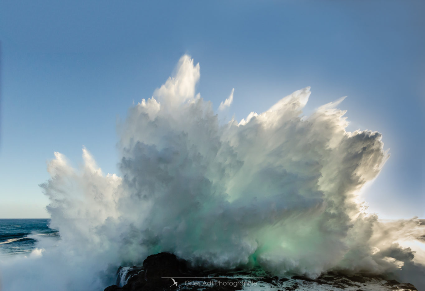 La houle à la Pointe des Châteaux