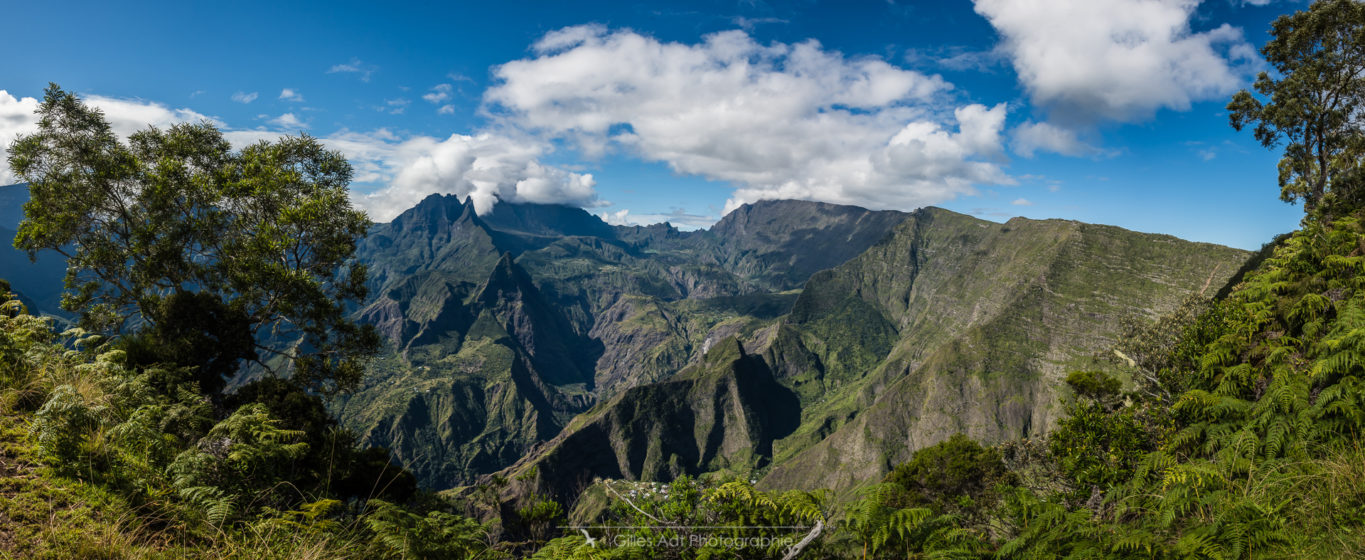 Panorama sur Mafate