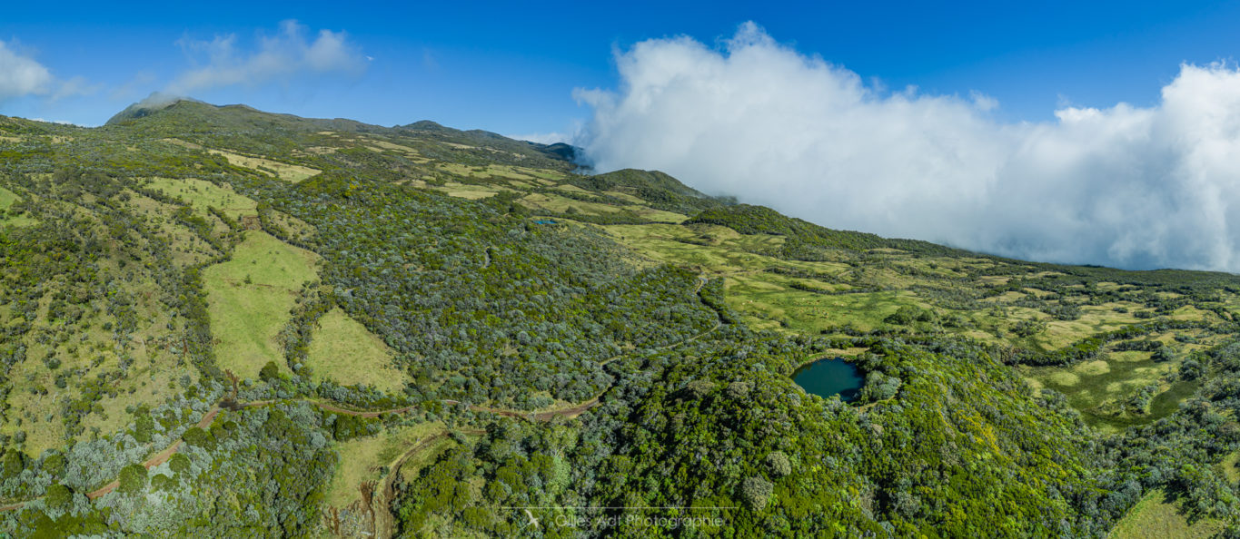 Le Piton de l'Eau au drone