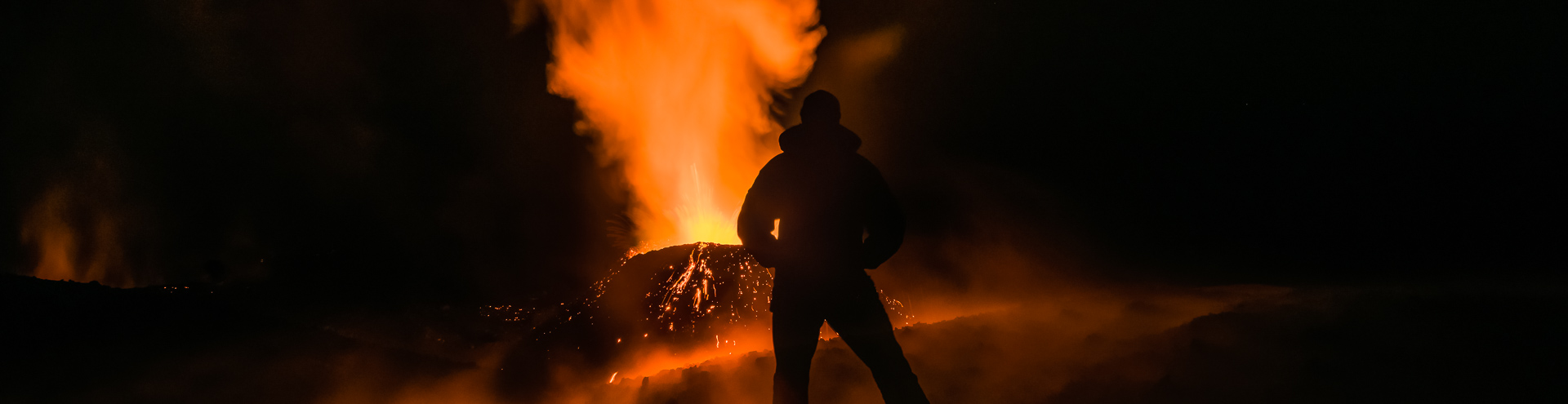 Selfie volcanique