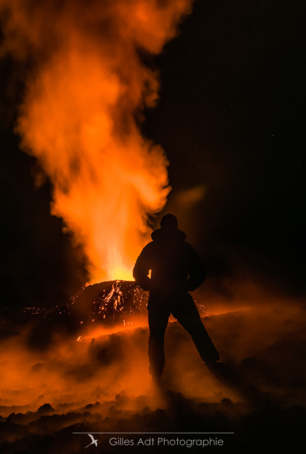 selfie volcanique - kala pelé - 2015