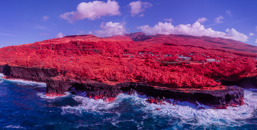 le Cap au Sel en infrarouge au drone
