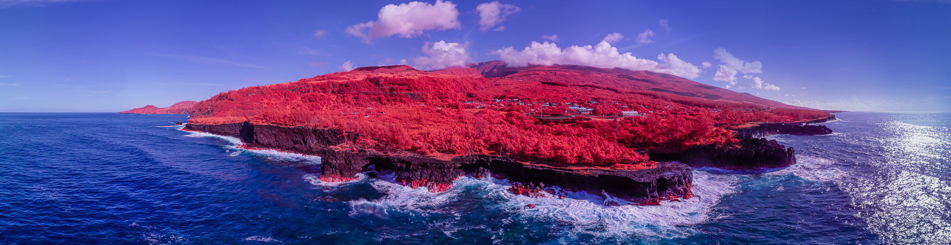 le Cap méchant en infrarouge au drone