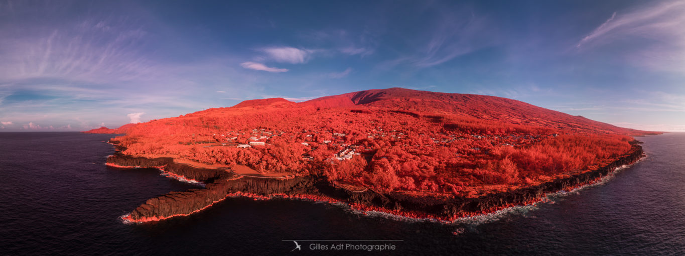 le Cap méchant en infrarouge au drone