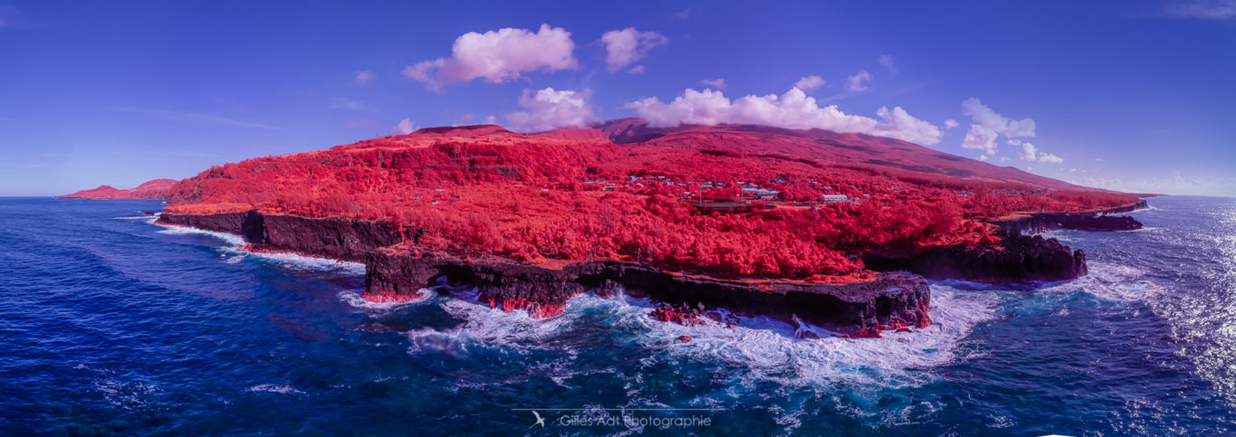 le Cap au Sel en infrarouge au drone