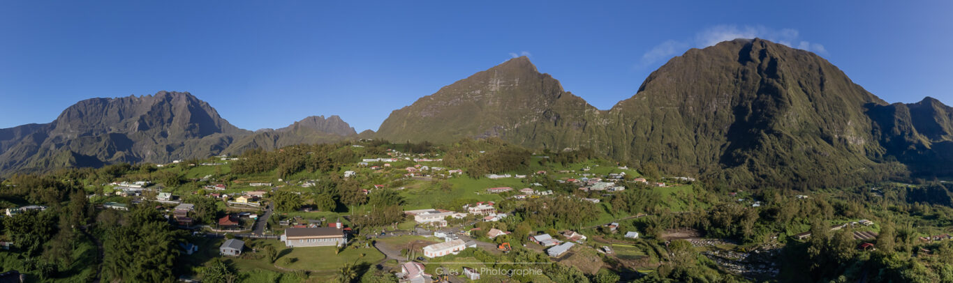 en drone à Salazie