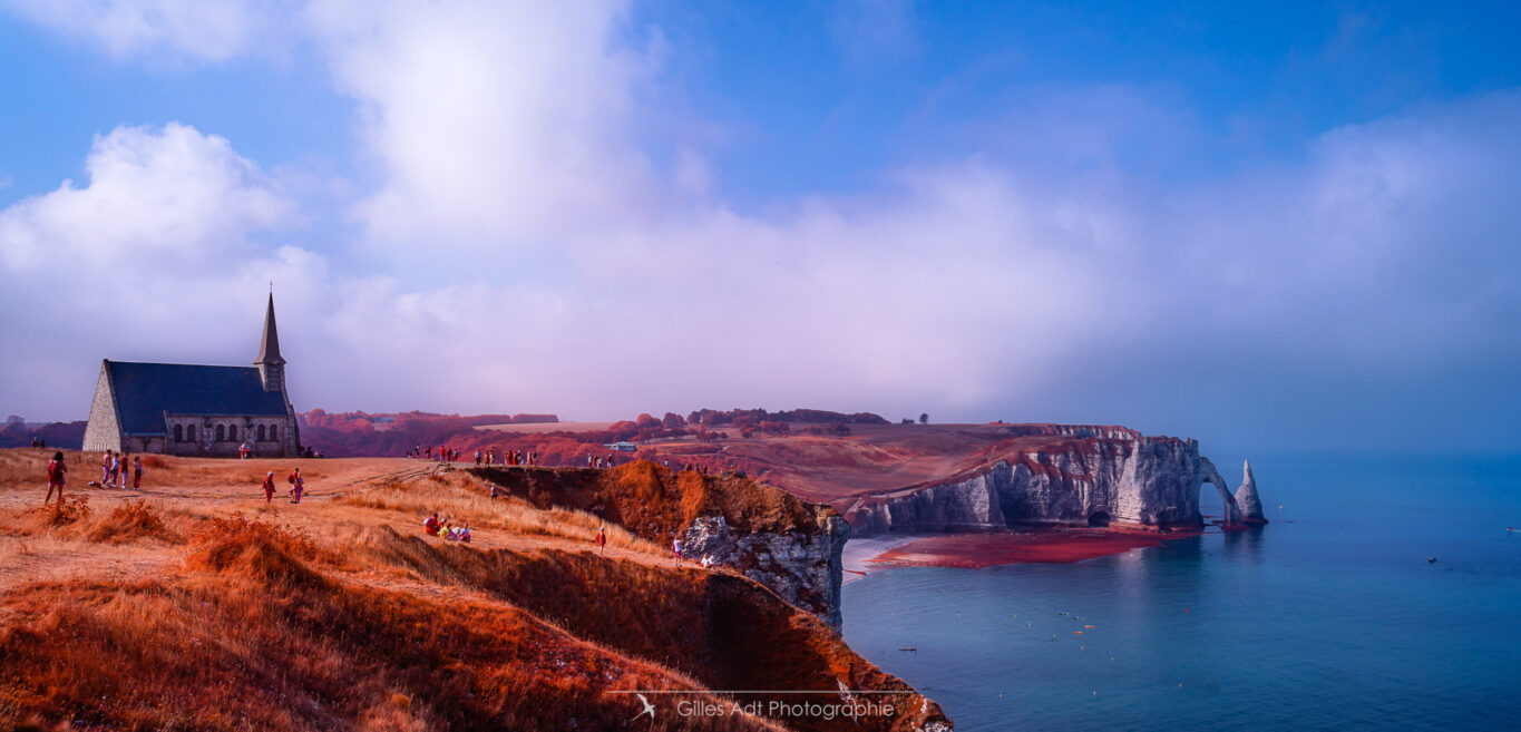 Etretat infrarouge