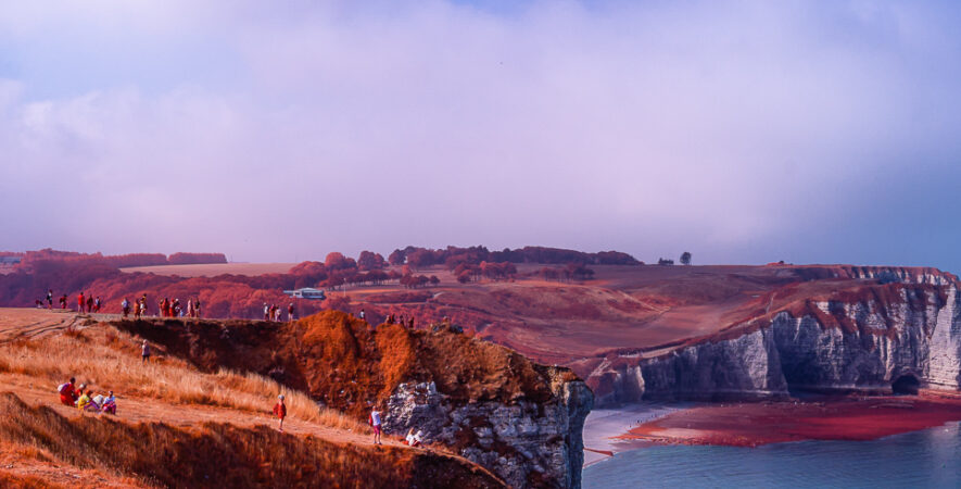 Etretat infrarouge