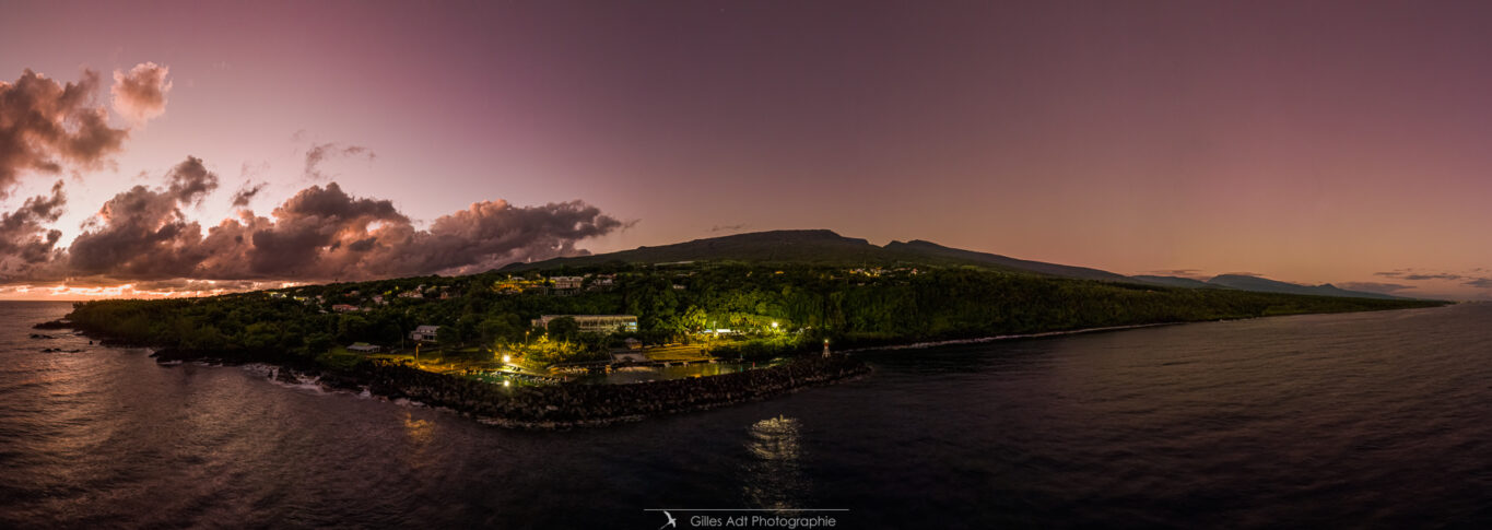 sainte rose avant le lever du soleil - panorama 180°